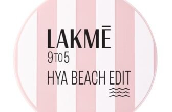 Lakme 9to5 Hya Matte, Beach Edit Cushion Foundation, N 150-Neutral Light, Matte Finish, Buildable Coverage, SPF 40, 12 gm