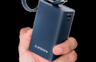 Ambrane 20000 mAh 22.5 W Ultra Compact Power Bank(Navy Blue, Lithium Polymer, Fast Charging, Power Delivery 3.0, Quick Charge 3.0 for Mobile, Earbuds, Smartwatch, Tablet)