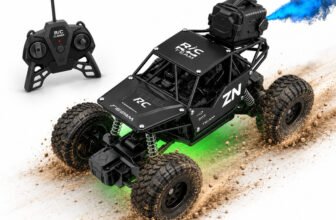 ZUNBELLA 4WD Remote Control Rock Crawler for Kids with Smoke Effect(Multicolor)