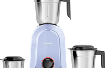 BOSCH CosMixx Pro 750 W Mixer Grinder(MG8413C4SI | 3 Jars | Misty Blue)