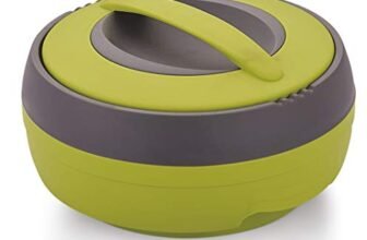 Asian Cosmos Inner Steel Casserole, 600 ml, Green|PU Insulated| BPA Free | Odour Proof| Food Grade | Easy to Carry | Easy to Store | Ideal for Chapatti | Roti | Serving Casserole