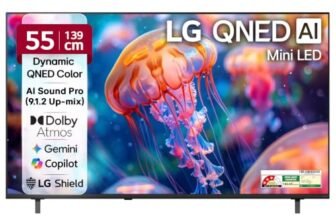 LG 139 cms (55 inches) Mini LED 4K Ultra HD (3840 x 2160) Smart webOS QNED Mini LED TV 55QNED65BLA 2026