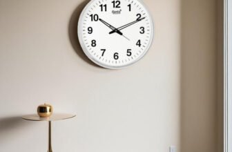 AJANTA Analog 32 cm X 32 cm Wall Clock(White, With Glass, Standard)