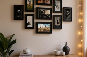 BOSCO Wood Wall Photo Frame(Black, 9 Photo(s), Modern Gallery Wall Art Frame Set)