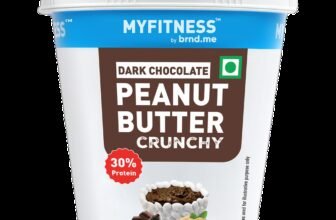 MYFITNESS Protein Peanut Butter Dark Chocolate Crunchy Spread(510 g)