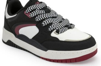 RED TAPE Sneakers For Men(White, Black , 6)
