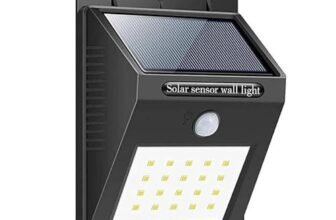 Ocean Mart Plastic Outdoor Weatherproof 20-led Solar Motion Sensor Light for Driveway, Garden, Path and Yard, Multicoloured