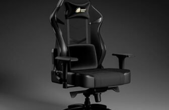 Green Soul Monster Ultimate Series T | Multi-Functional Ergonomic Gaming & Office Chair| Premium Spandex & PU Leather Fabric | Adjustable Neck, Lumbar Pillow | 4D Adjustable Armrests (Full Black)