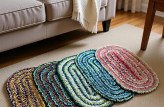 aaditex Cotton Door Mat(Multicolor, Pack of 5, Medium)