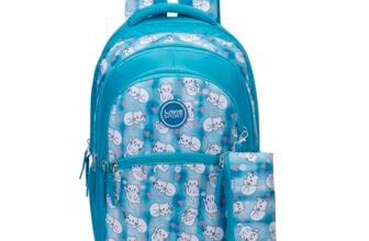 Lavie Sport Whisker Backpack | 22 Liters | Rain Cover | Gift for Biys & Girls