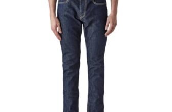 Levi’s Men’s 512 Dark Indigo Slim Tapered Fit Mid Rise Jeans