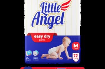 Little Angel Easy Dry Pant Diapers – M(72 Pieces)