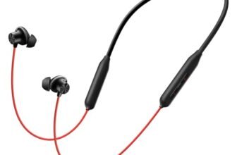 OnePlus Bullets Wireless Z3 in-Ear Neckband with 12.4mm Drivers, 3D Spatial Audio,10 mins Charge for 27 hrs Playback, AI Call Noise Cancellation, 4 EQ preset, Dynamic bass Enhancement & BT5.4