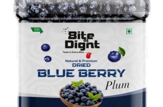 Bite Of Dight Natural & Premium Bule Berry | High Protien {500gm} Blueberry(1 x 500 g)