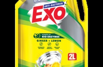 Exo Power of Bio-Enzymes Refill Pouch Dish Cleaning Gel(Ginger and Lemon, 2 L)