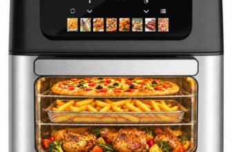Inalsa Aero Smart 18 |Oven|Roast, Reheat, Dehydrate, Bake ,Convection Rotisserie & Convection,10 Accessories, Recipe Book-Black Air Fryer(18 L)
