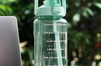VENSWISE Large Capacity Water Bottle Motivational travel bicycle, gym, Straw transparent 2000 ml PET, Plastic Bottle(Pack of 1, Multicolor)