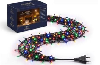 ALVISTA 15 Meter 60 LED Decorative String Fairy Rice Lights for Home Decoration Indoor and Outdoor Decoration Lights, Festival, Party, Garden, Wedding (Multicolor)(Pack of 1)