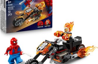 LEGO Marvel SpiderMan vs. Ghost Rider Motorcycle 76335(Multicolor)