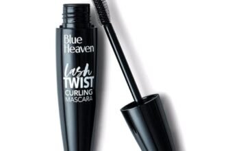 Blue Heaven Lash Twist Curling Mascara for Women | Waterproof, Smudge Proof & Long Lasting | Quick Dry, No Clumping | Intense Black Volumizing & Curling Mascara | 12ml
