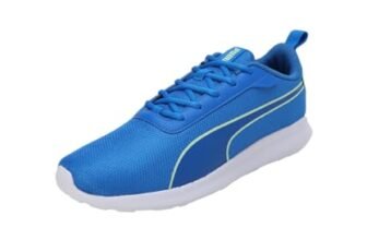 PUMA Mens Keftrun Racing Blue-Speed Green-White Sneaker – 6 UK (39583303)
