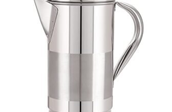 Neelam Stainless Steel Lemon Jug – 2 LTR, Durable & Elegant Beverage Jug for Serving Lemonade, Water & Other Drinks, Ideal for Daily Use, Parties, Special Occasions, Easy to Clean & Maintain.