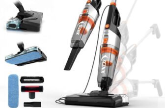SEZNIK Turbo Sweep Hand-held Vacuum Cleaner with 3 in 1 Mopping and Vacuum Hand-held Vacuum Cleaner with 2 in 1 Mopping and Vacuum(Multicolor)