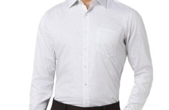Van Heusen Men Cotton Slim Fit Shirt (VHSFFSLBO98383_White, 44