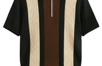 AUSK Men’s Premium Polo Tshirt | Cotton Rich Fabric | Zip Collar Tshirts | Half Sleeves | Engineered Knit Design | Regular Fit