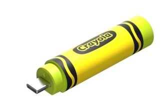 SANDISK Crayola USB Type-C 128GB, Upto 300 MB/s, Crayon Design Pendrive for Smartphone, Tablet & Laptop, Electric Lime, 5Y Warranty (SDCZIC-128G-G46L)