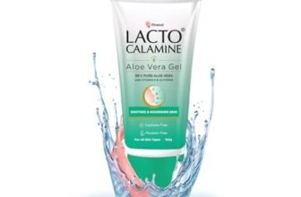 Lacto Calamine Aloe Vera Gel For Face | 150g | Moisturizer For Face With 99% Pure Natural AloeVera, Vitamin E & Glycerin For Hydrating Skin, Body & Hair | No Parabens, No Sulphates