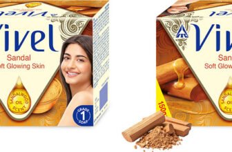 Vivel Sandal Oil Soap, BIS Grade 1 Bath Soap With 76% TFM, Soft Glowing Skin,150gx8,(8 x 150 g)
