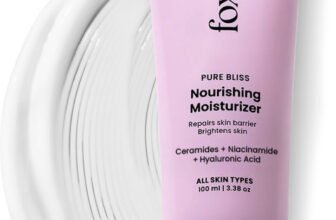 Foxtale Nourishing Ceramide Moisturizer for Dry Skin, Skin-Barrier Repair & Hydration(100 ml)