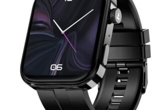 boAt Chrome Endeavour, Premium Metal Body, 1.96”(4.97cm) AMOLED Display,AI Coach Health Insights,Advanced S1 Processor,HRV,VO2 Max,Auto Watchface Refresh, Smart Watch for Men & Women (Active Black)