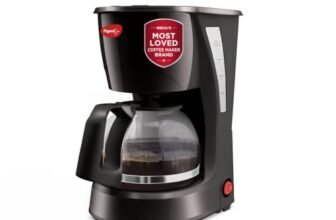 Pigeon Brewster Coffee Maker, 600 Watt, 5 Cups Drip Coffee maker (Black)