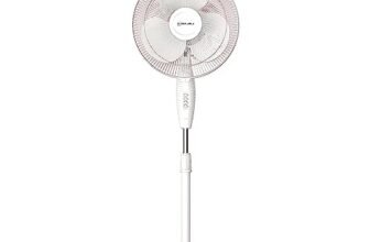 Bajaj Frore Neo 400 MM Oscillating Pedestal Fan For Home | Aerodynamically Balanced Blades | 100% Copper Motor | High Air Delivery | 3-Speed Control | Rust Free | 2 Yrs Warranty 【White】