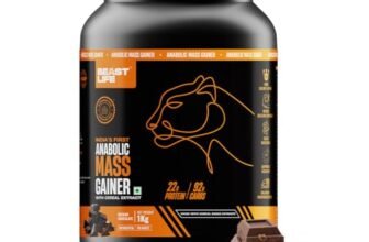 BEASTLIFE High Protein Mass/Weight Gainer 1 KG Belgian Chocolate NABL LAB Tested For Muscle Gain & Fast Growth Cereal-Based Formula, No Maltodextrin India’s #1 Cereal Based Bulk Gainer