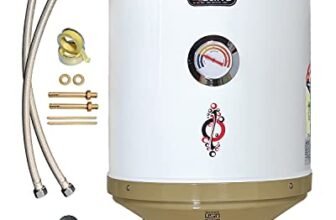 ACTIVA 25L Storage Water Heater Geyser | 2kW ISI Copper Heating Element | BEE 5 Star | Advanced 3 Layer Safety | Anti-Rust Body | Adjustable Thermostat | Electric Bathroom Geyser | 5 Yr Warranty