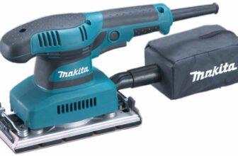 MAKITA BO3710 Finishing Sander with Built-In Dust Extraction System 7 inch Random Orbital Sander