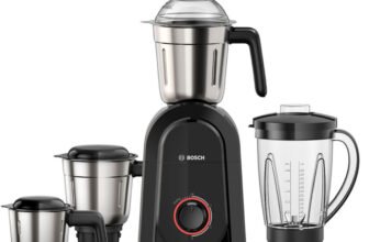 BOSCH Pro 1000 W Mixer Grinder(MG8714C4KI | 4 Jars | Black)