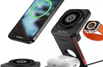 PTron 1920 W 1.67 A Wireless Mobile Charger with Detachable Cable(Black, Cable Included)