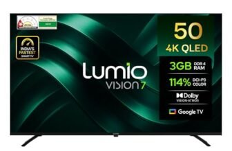 Lumio Vision 7 127 cm (50 inches) 4K Ultra-HD Smart QLED Google TV FTW2-ADSG