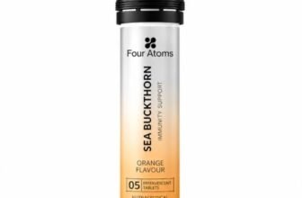Four Atoms Ladakh Sea Buckthorn, Zinc & Vitamin C Effervescent, 5 Tablets