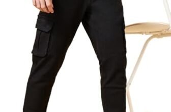 Men’s People Black Jeans Skinny Fit,Jet Black,28