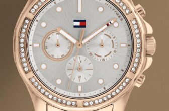 TOMMY HILFIGER Women Grey Dail Watch Tommy Hilfiger Multifunction Grey Dial Rose Gold SS Strap Analog Watch  – For Women