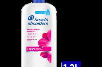 HEAD & SHOULDERS Smooth and Silky Anti-Dandruff Shampoo for Men & Women(1.2 L)