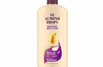 Bajaj Almond Drops Nourishing Body Lotion With Almond Butter | 72 Hr Moisture Retention | Enhances Skin Glow | Improves Skin Barrier | For All Skin Types | 600 ML