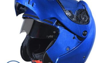 STUDDS Ninja 3G Double Visor Motorbike Helmet(Flame Blue)