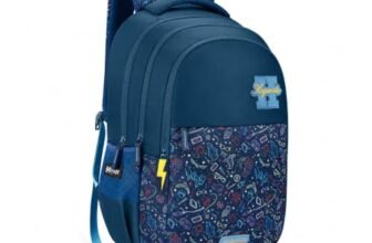 Nasher Miles x Harry Potter Hogwarts World Backpack | Polyester Laptop Backpack 35L | Ideal for School, College, Office & Travel | Men, Women, Boys, Girls (Navy Blue)