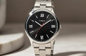 TIMEX Round 39mm Black Dial Analog Watch  – For Men